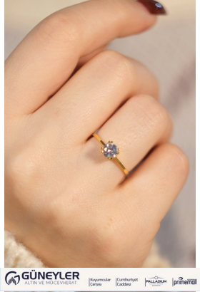 TEKTAŞ YÜZÜK 22 AYAR A073764 TEKTAŞ YÜZÜK 22 AYAR A073764