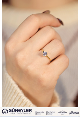 TEKTAŞ YÜZÜK 22 AYAR A073766