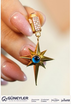 KUTUP YILDIZI CHARM 22 AYAR A078602 KUTUP YILDIZI CHARM 22 AYAR A078602