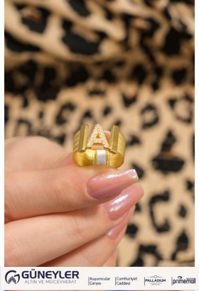 A HARFİ TRABZON HASIR YÜZÜK 22 AYAR A076178 A HARFİ TRABZON HASIR YÜZÜK 22 AYAR A076178