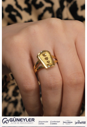 KALPLİ FANTAZİ YÜZÜK 22 AYAR A078686