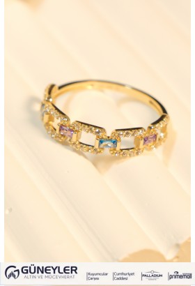 FANTAZİ YÜZÜK 14 AYAR A081571