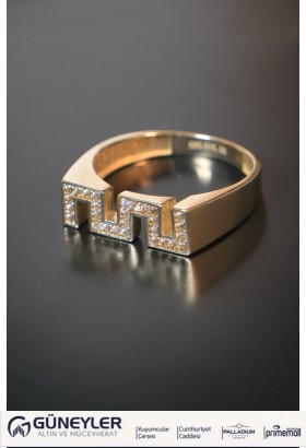 FANTAZİ YÜZÜK 14 AYAR A081573