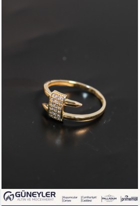 SARMAL MODEL YÜZÜK 14 AYAR A081575