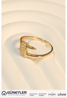 SARMAL MODEL YÜZÜK 14 AYAR A081575