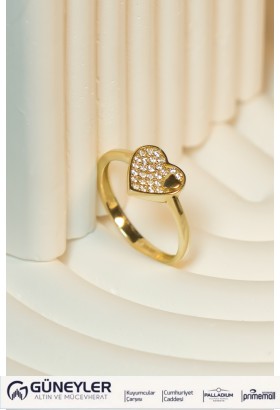 KALP YÜZÜK 14 AYAR A081576