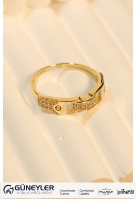 FANTAZİ YÜZÜK 14 AYAR A081580