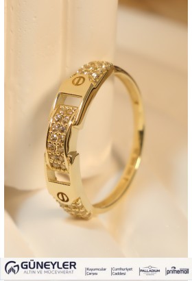 FANTAZİ YÜZÜK 14 AYAR A081580
