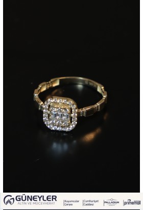 BAGET YÜZÜK 14 AYAR A081581