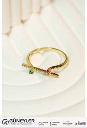 FANTAZİ YÜZÜK 14 AYAR A082283