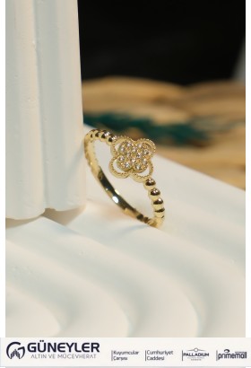 YONCA YÜZÜK 14 AYAR A082290