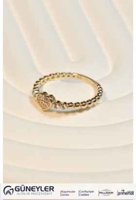 KALPLİ YÜZÜK 14 AYAR A082341