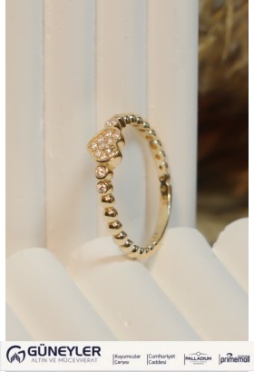 KALPLİ YÜZÜK 14 AYAR A082341