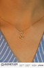 KALPLİ ÇAPA MODEL KOLYE 22 AYAR A070138 KALPLİ ÇAPA MODEL KOLYE 22 AYAR A070138