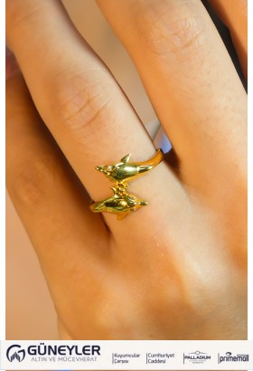 YUNUS BALIĞI MODEL YÜZÜK 22 AYAR A081125 YUNUS BALIĞI MODEL YÜZÜK 22 AYAR A081125