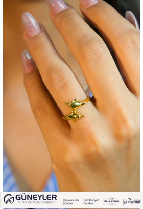 YUNUS BALIĞI MODEL YÜZÜK 22 AYAR A081125 YUNUS BALIĞI MODEL YÜZÜK 22 AYAR A081125