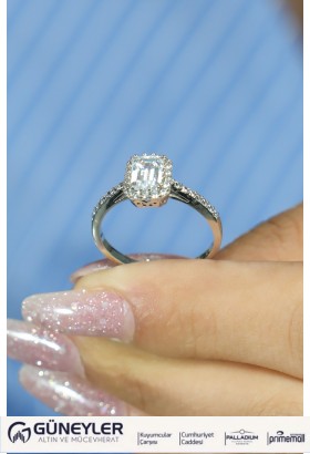 BAGET YÜZÜK 14 AYAR A048212