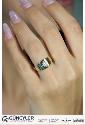 FANTAZİ YÜZÜK 14 AYAR A080534