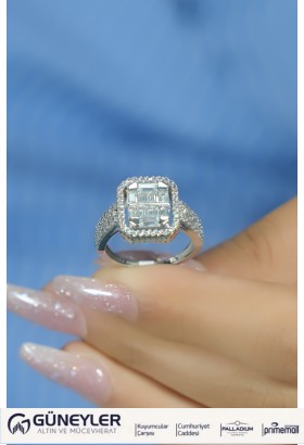 BAGET YÜZÜK 14 AYAR AT04646