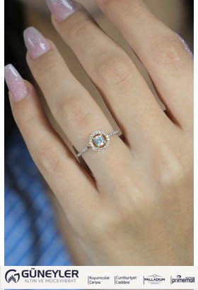 BAGET YÜZÜK 14 AYAR AT05681