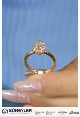 BAGET YÜZÜK 14 AYAR AT05700 BAGET YÜZÜK 14 AYAR AT05700