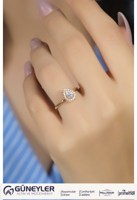 BAGET YÜZÜK 14 AYAR AT05700 BAGET YÜZÜK 14 AYAR AT05700