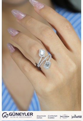 BAGET YÜZÜK 14 AYAR ATS9097