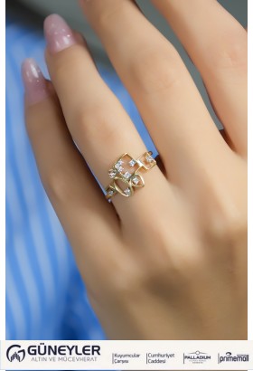 FANTAZİ YÜZÜK 14 AYAR A041471