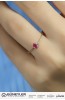 PEMBE TAŞLI YÜZÜK 14 AYAR A080549 PEMBE TAŞLI YÜZÜK 14 AYAR A080549