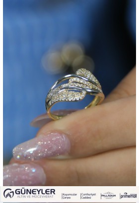 FANTAZİ YÜZÜK 14 AYAR A043966