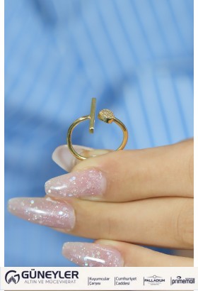 FANTAZİ YÜZÜK 14 AYAR A044030