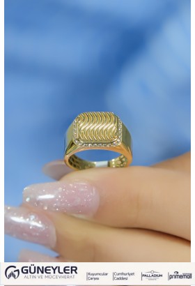 FANTAZİ YÜZÜK 14 AYAR AT04958