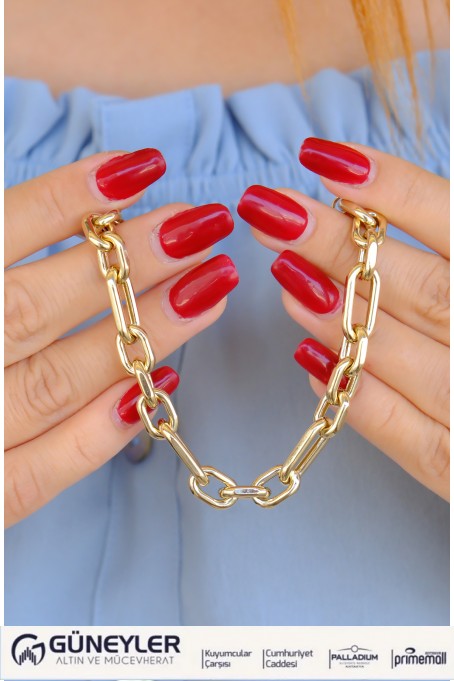 ZİNCİR BİLEKLİK 14 AYAR A084982 ZİNCİR BİLEKLİK 14 AYAR A084982