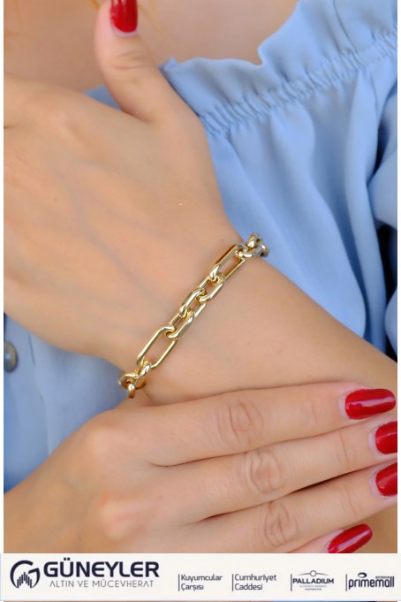 ZİNCİR BİLEKLİK 14 AYAR A084982 ZİNCİR BİLEKLİK 14 AYAR A084982