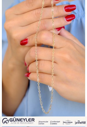 ÇITIR ZİNCİR KOLYE 14 AYAR A084992 ÇITIR ZİNCİR KOLYE 14 AYAR A084992