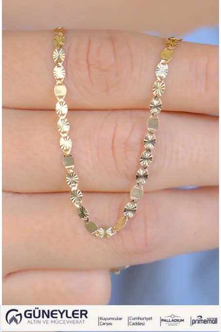 ÇITIR ZİNCİR KOLYE 14 AYAR A084994 ÇITIR ZİNCİR KOLYE 14 AYAR A084994