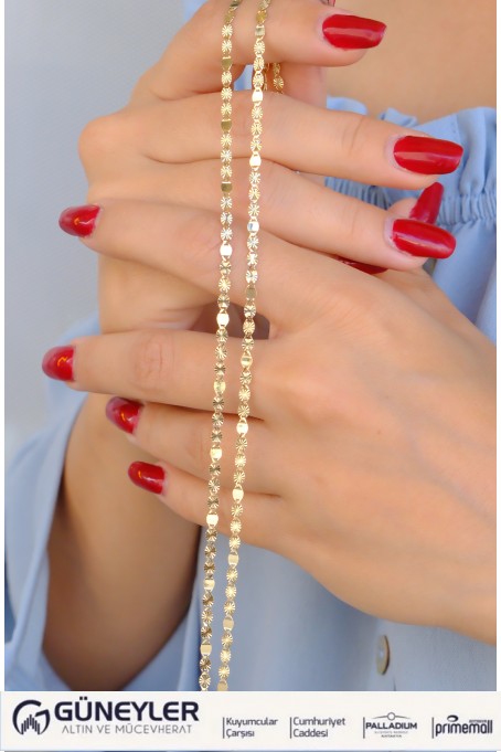 ÇITIR ZİNCİR KOLYE 14 AYAR A084994 ÇITIR ZİNCİR KOLYE 14 AYAR A084994