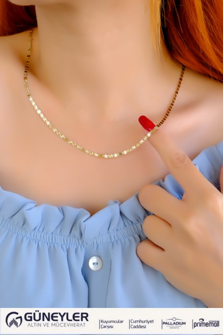 ÇITIR ZİNCİR KOLYE 14 AYAR A084994 ÇITIR ZİNCİR KOLYE 14 AYAR A084994