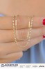 ÇİFT SIRA ZİNCİR KOLYE 14 AYAR A084995 ÇİFT SIRA ZİNCİR KOLYE 14 AYAR A084995