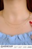 ÇİFT SIRA ZİNCİR KOLYE 14 AYAR A084995 ÇİFT SIRA ZİNCİR KOLYE 14 AYAR A084995