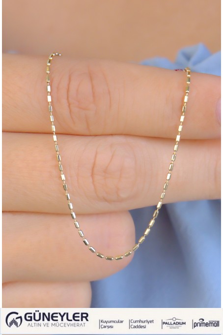 ÇITIR ZİNCİR KOLYE 14 AYAR A085000 ÇITIR ZİNCİR KOLYE 14 AYAR A085000