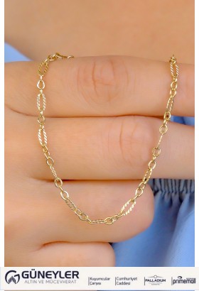 ÇITIR ZİNCİR KOLYE 14 AYAR A085001 ÇITIR ZİNCİR KOLYE 14 AYAR A085001