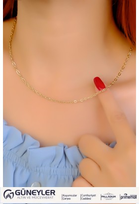 ÇITIR ZİNCİR KOLYE 14 AYAR A085001 ÇITIR ZİNCİR KOLYE 14 AYAR A085001