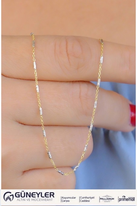 ÇITIR ZİNCİR KOLYE 14 AYAR A085003 ÇITIR ZİNCİR KOLYE 14 AYAR A085003