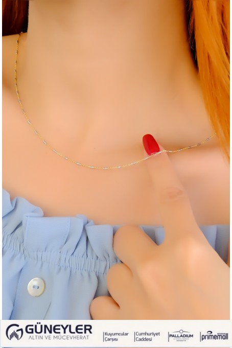 ÇITIR ZİNCİR KOLYE 14 AYAR A085003 ÇITIR ZİNCİR KOLYE 14 AYAR A085003