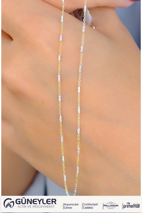 ÇITIR ZİNCİR KOLYE 14 AYAR A085009 ÇITIR ZİNCİR KOLYE 14 AYAR A085009