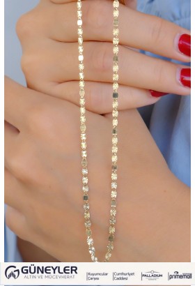 PULLU ZİNCİR KOLYE 14 A085007 PULLU ZİNCİR KOLYE 14 A085007