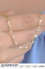 PULLU ZİNCİR KOLYE 14 AYAR A085011 PULLU ZİNCİR KOLYE 14 AYAR A085011