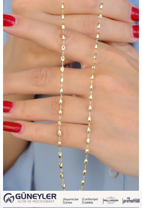 ÇITIR ZİNCİR KOLYE 14 AYAR A085013 ÇITIR ZİNCİR KOLYE 14 AYAR A085013