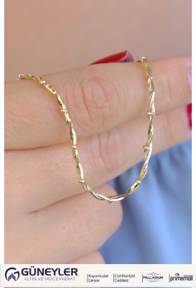 ÇITIR ZİNCİR KOLYE 14 AYAR A085015 ÇITIR ZİNCİR KOLYE 14 AYAR A085015